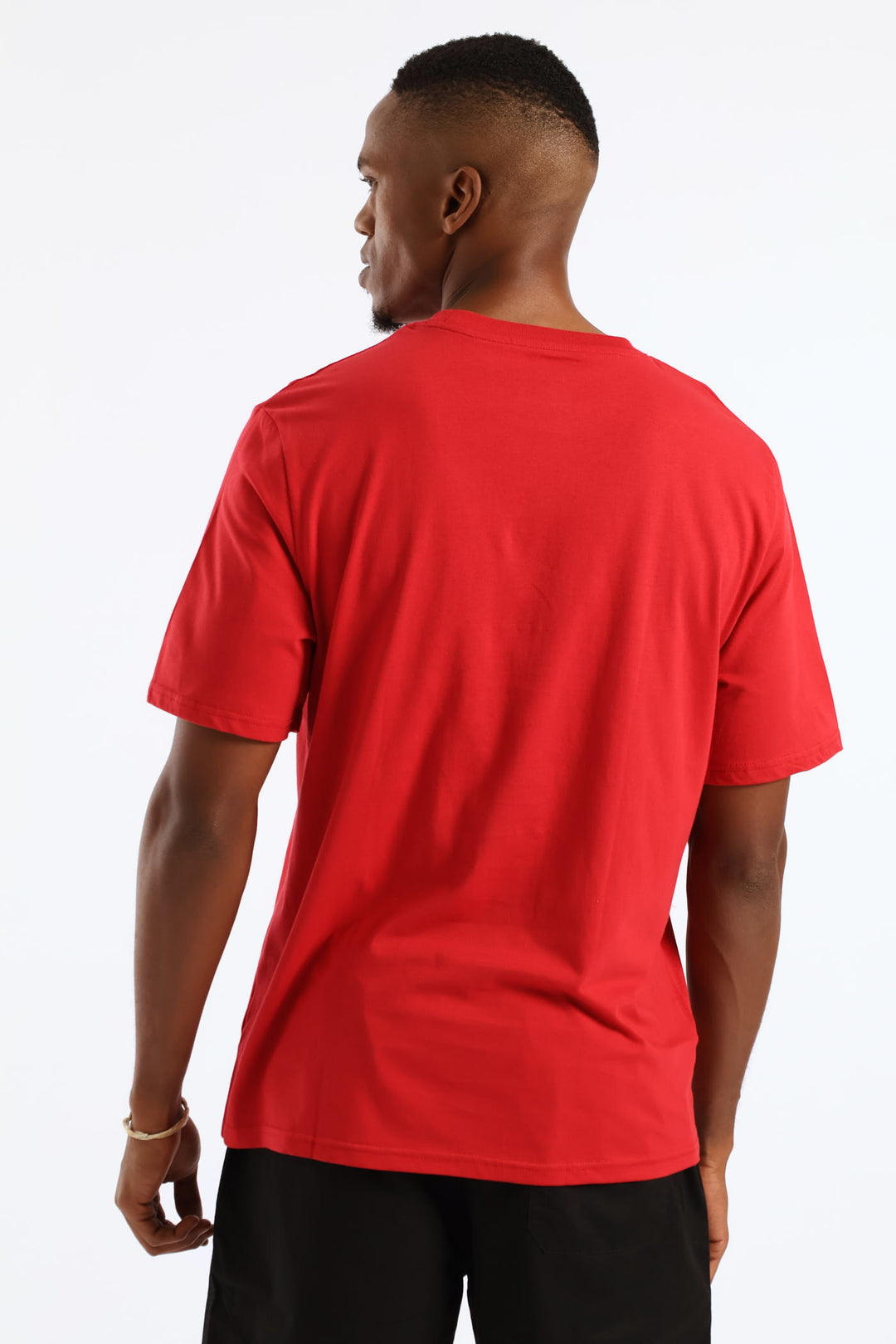 Plain Crew Tee - Dark Red