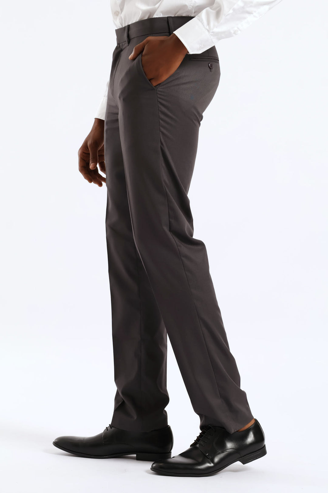 Regular Fit Formal Trouser - Charcoal