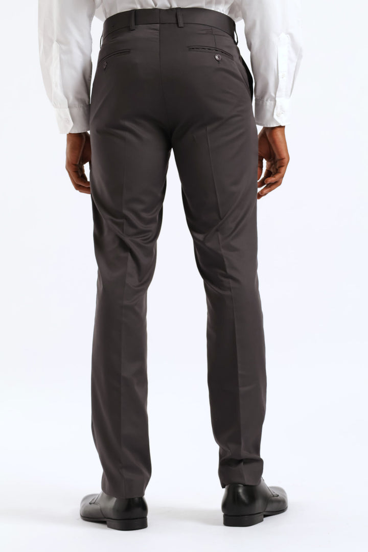 Regular Fit Formal Trouser - Charcoal