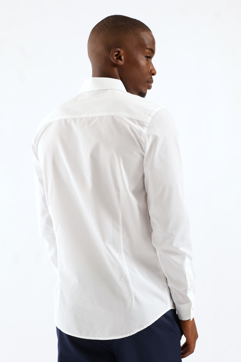 Easy Care Long Sleeve Shirt - White