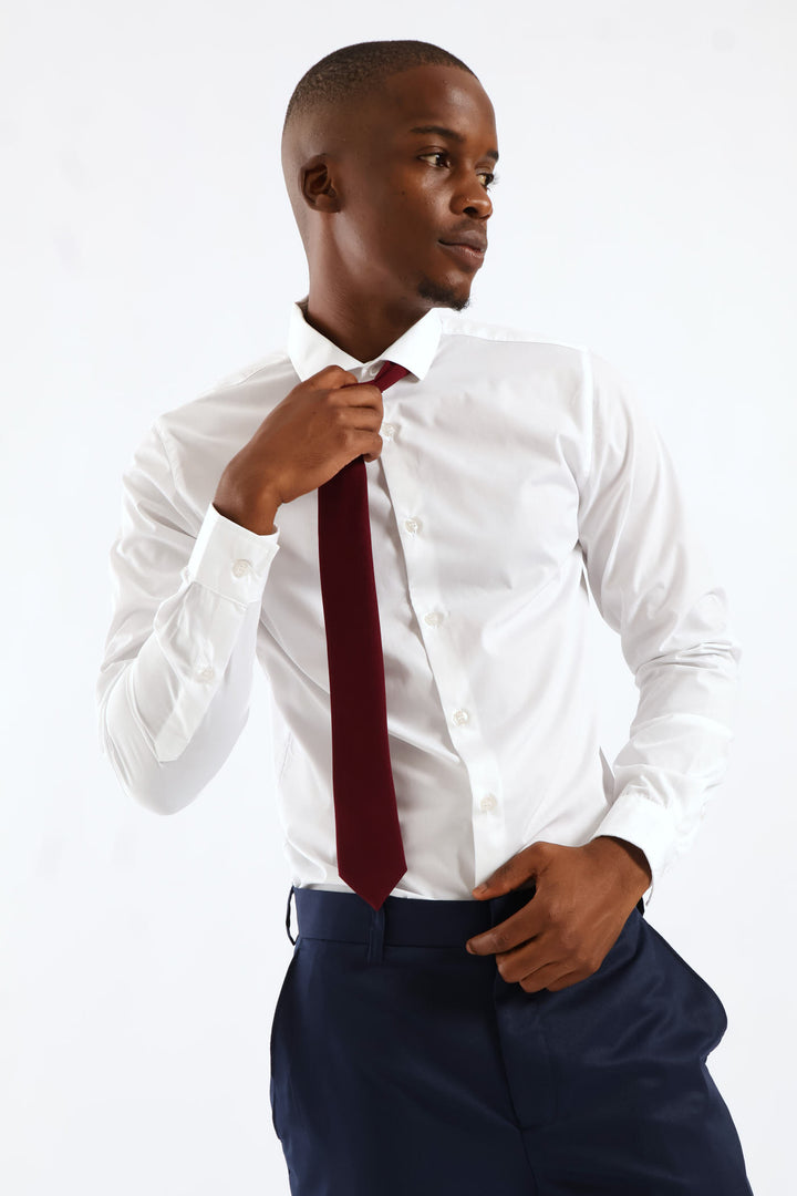 Easy Care Long Sleeve Shirt - White