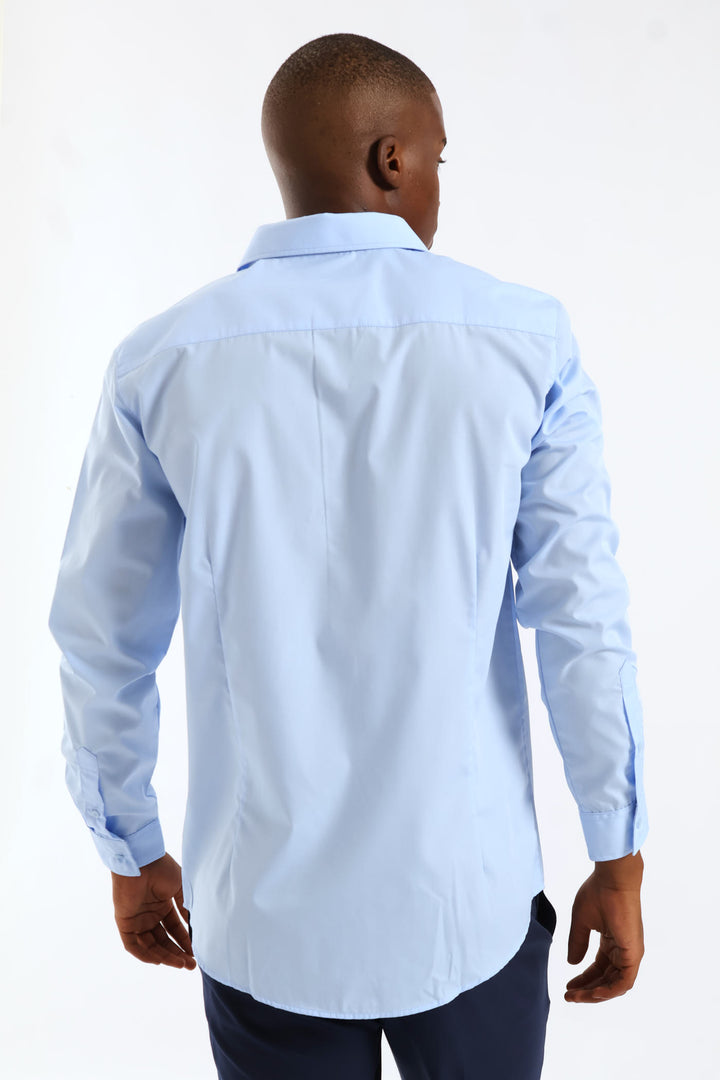 Easy Care Long Sleeve Shirt - Light Blue