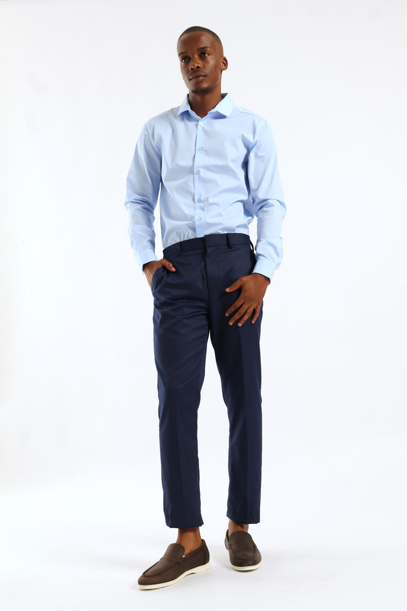 Easy Care Long Sleeve Shirt - Light Blue