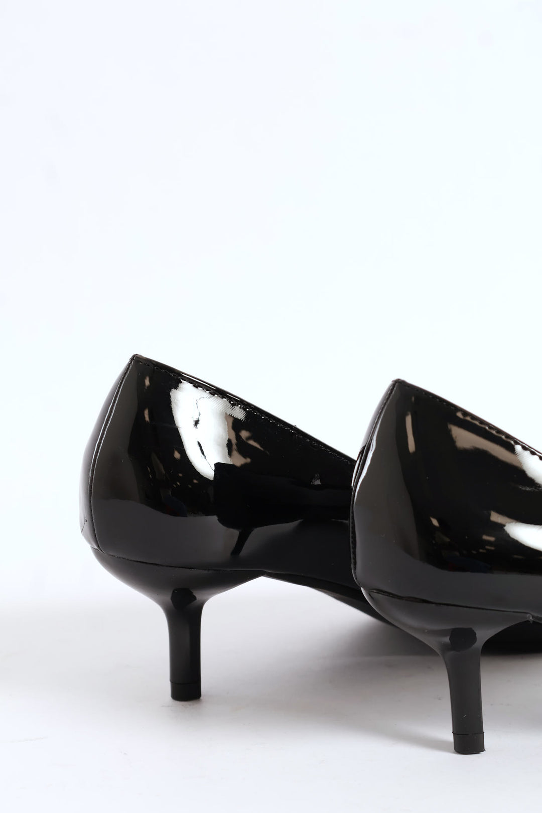 Patent Court Heel - Black