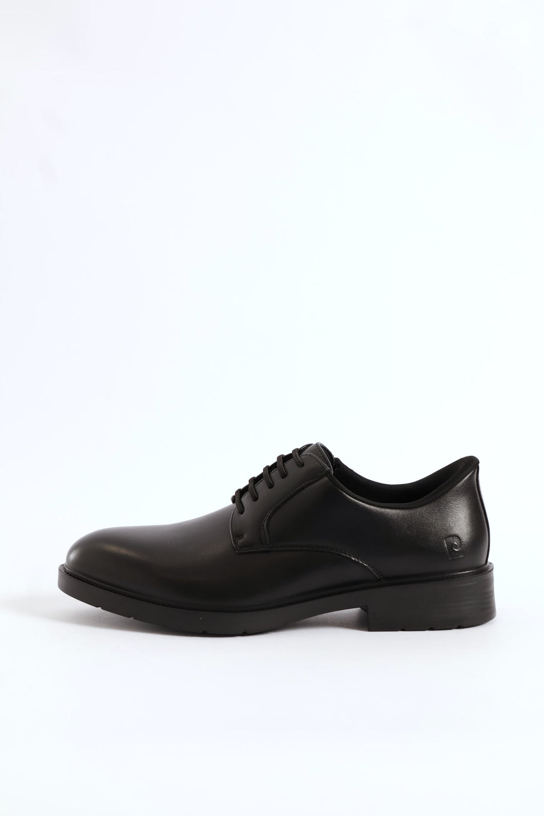 Eezy Fit Plain Toe Derby Shoe - Black