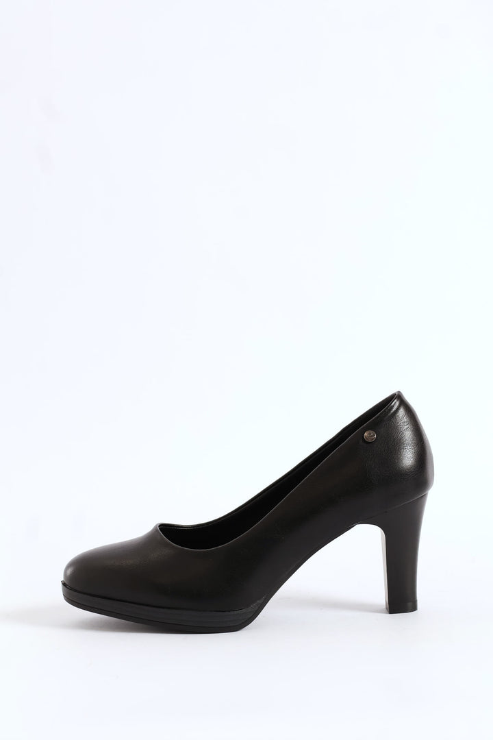 Plain High Heel - Black