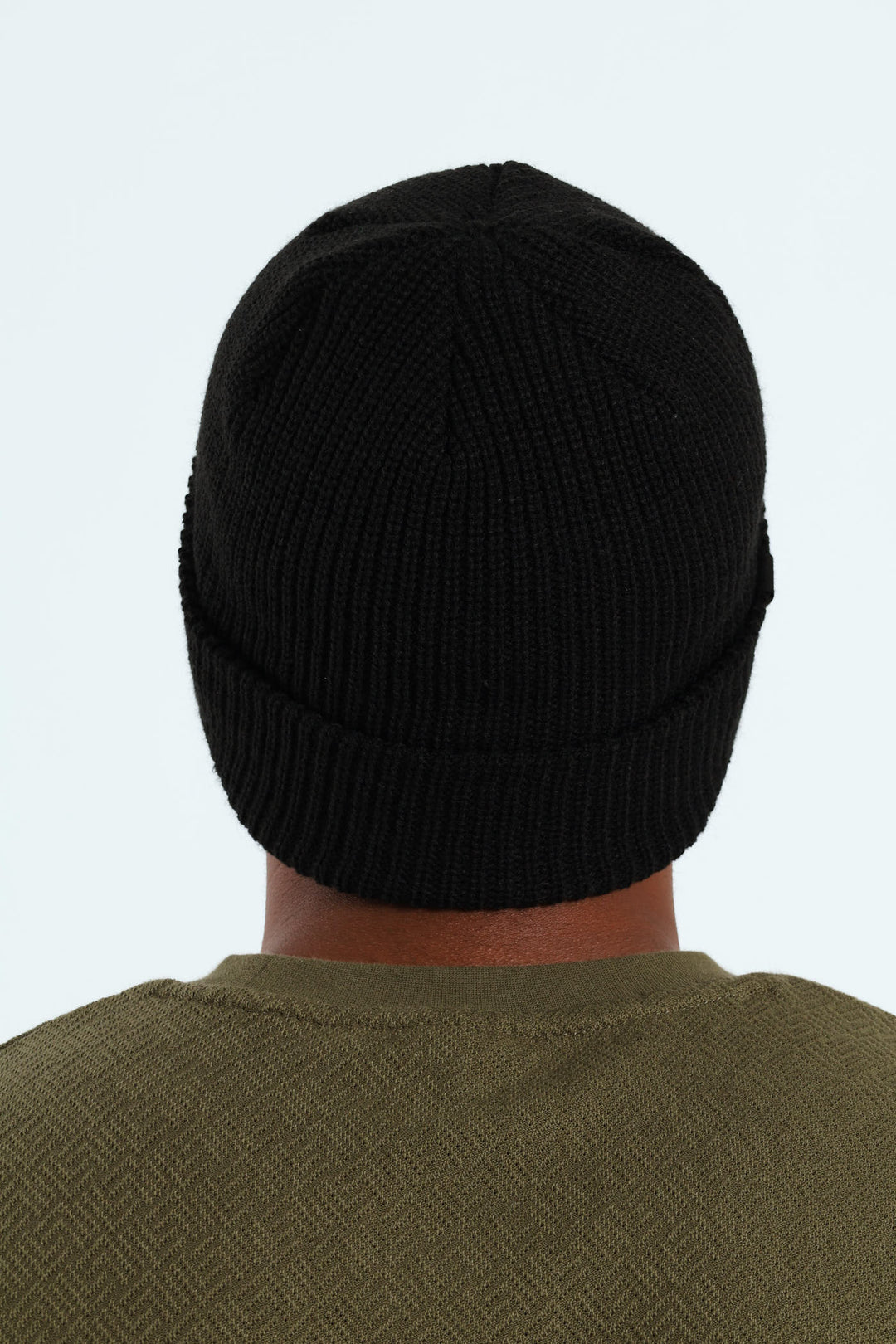 Ribbed Beanie - Black
