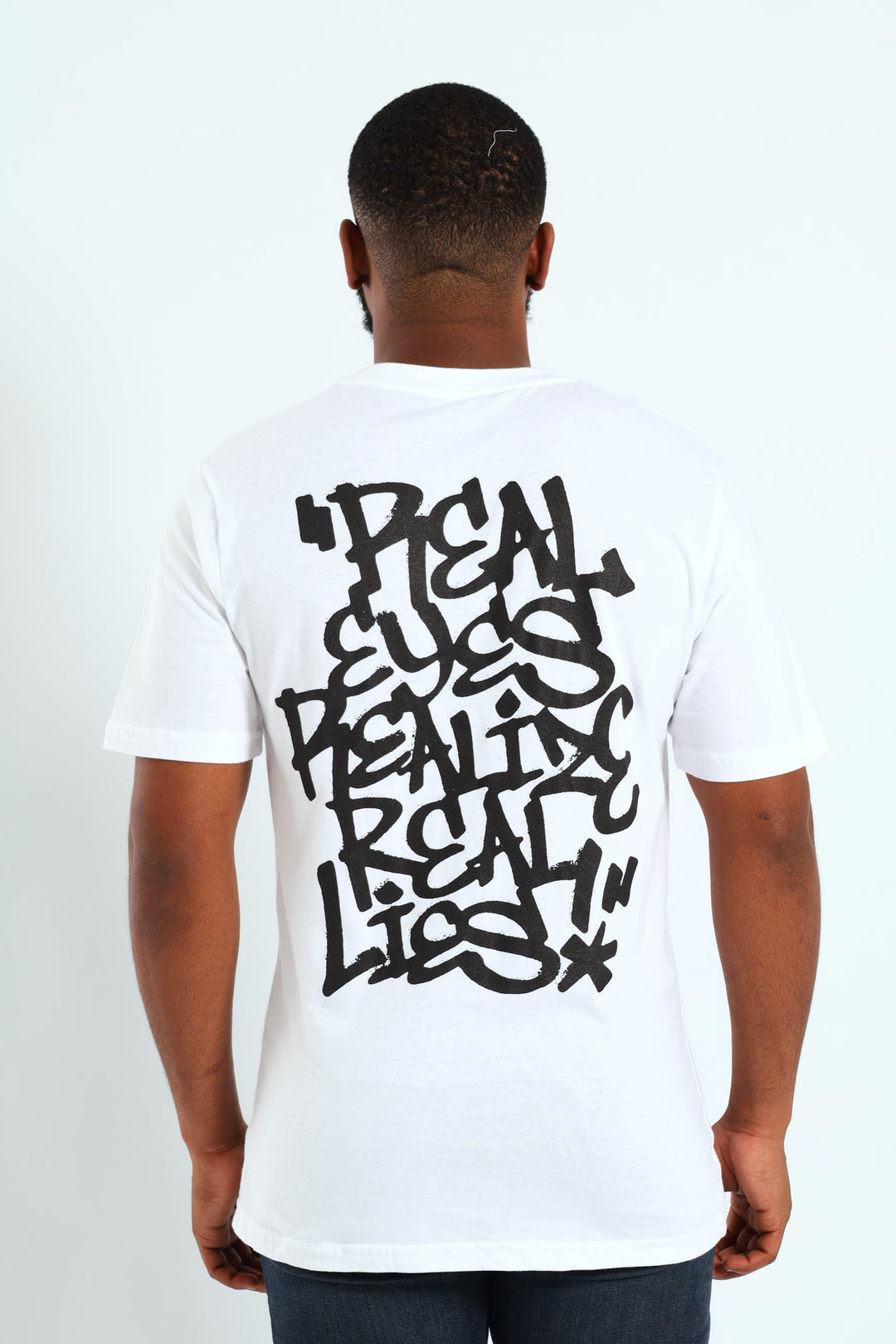 Loyalty Front & Back Print Tee - White