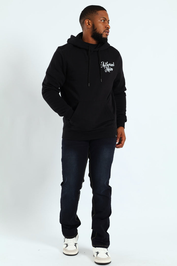 Motor Sport Front & Back Hoody - Black