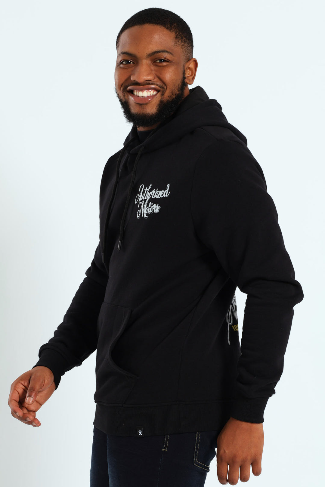 Motor Sport Front & Back Hoody - Black
