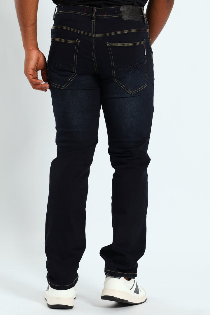 Terminator Straight Denim - Blue/Black