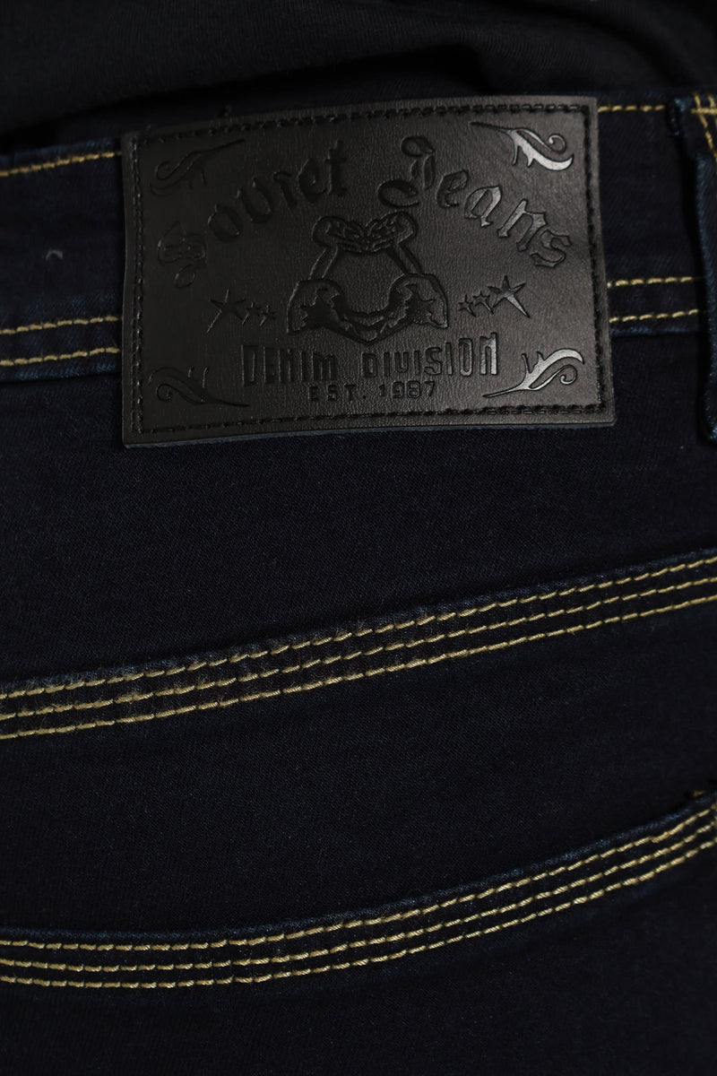 Terminator Straight Denim - Blue/Black