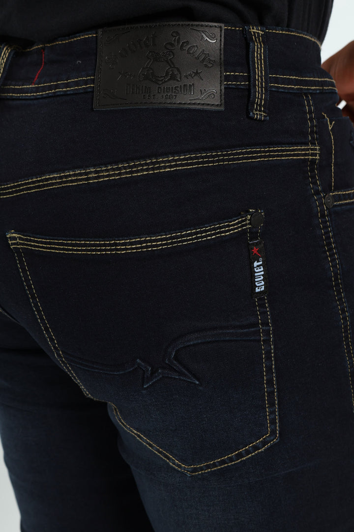 Terminator Straight Denim - Blue/Black