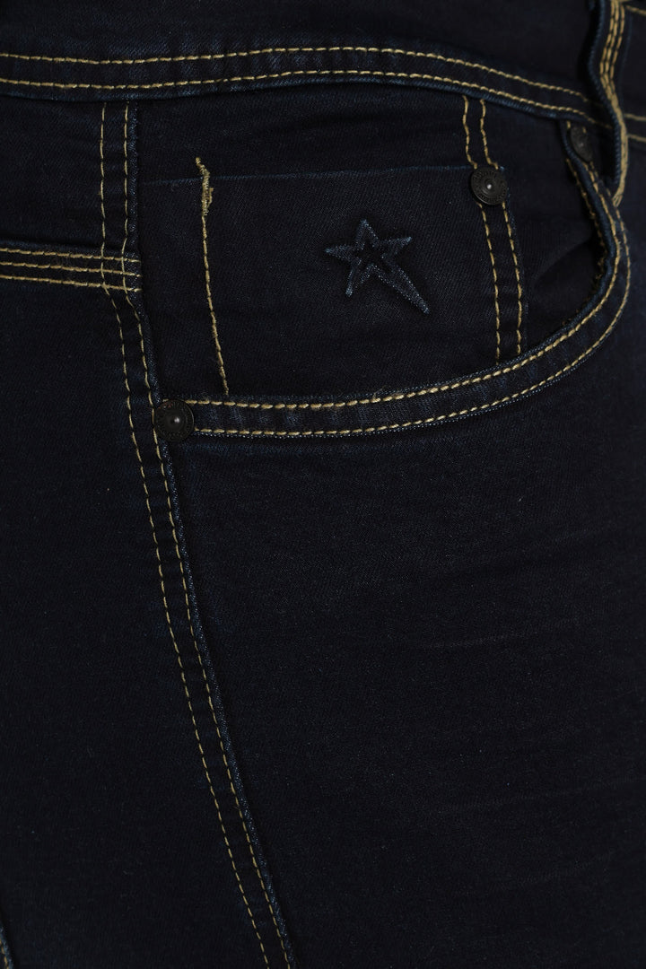 Terminator Straight Denim - Blue/Black