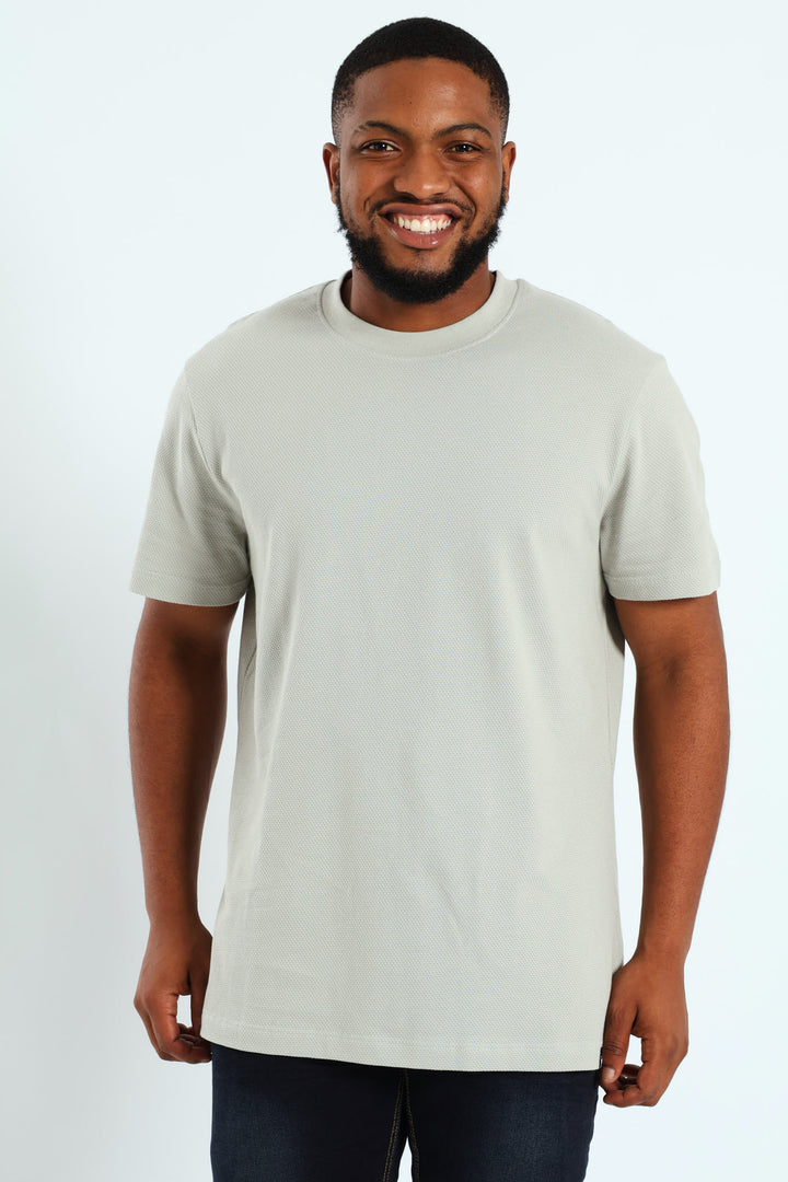 Waffle Crew Surf Interest Tee - Grey