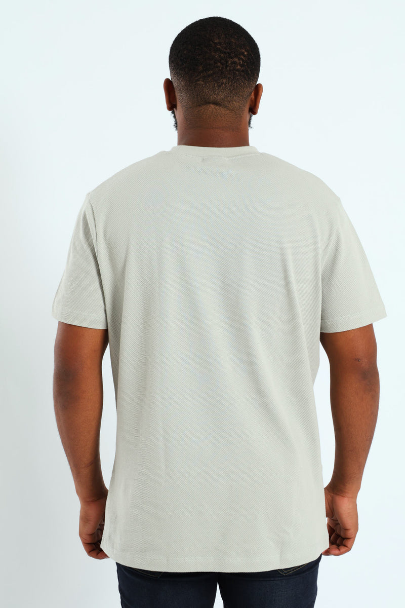 Waffle Crew Surf Interest Tee - Grey