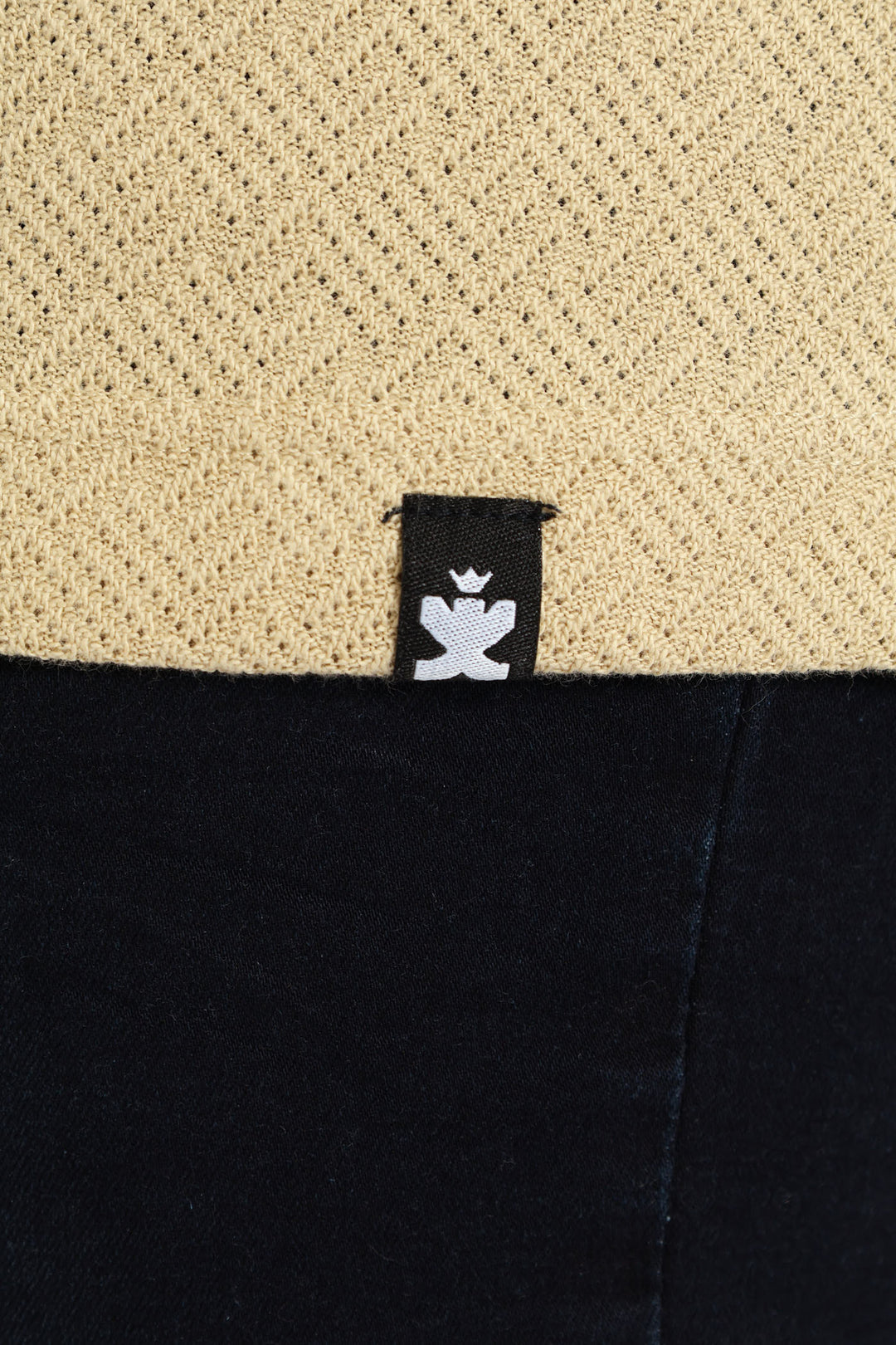 Pointelle Textured Tee - Stone