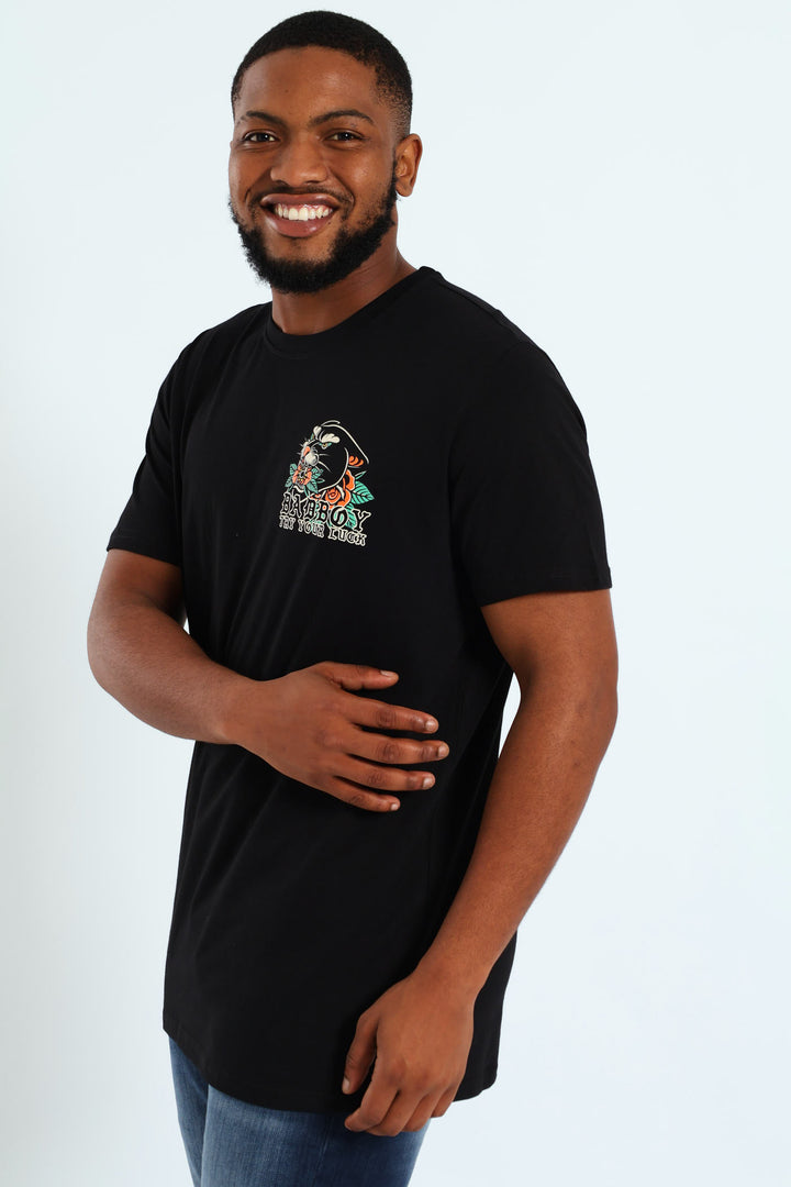Panther Try Your Luck Tee - Black