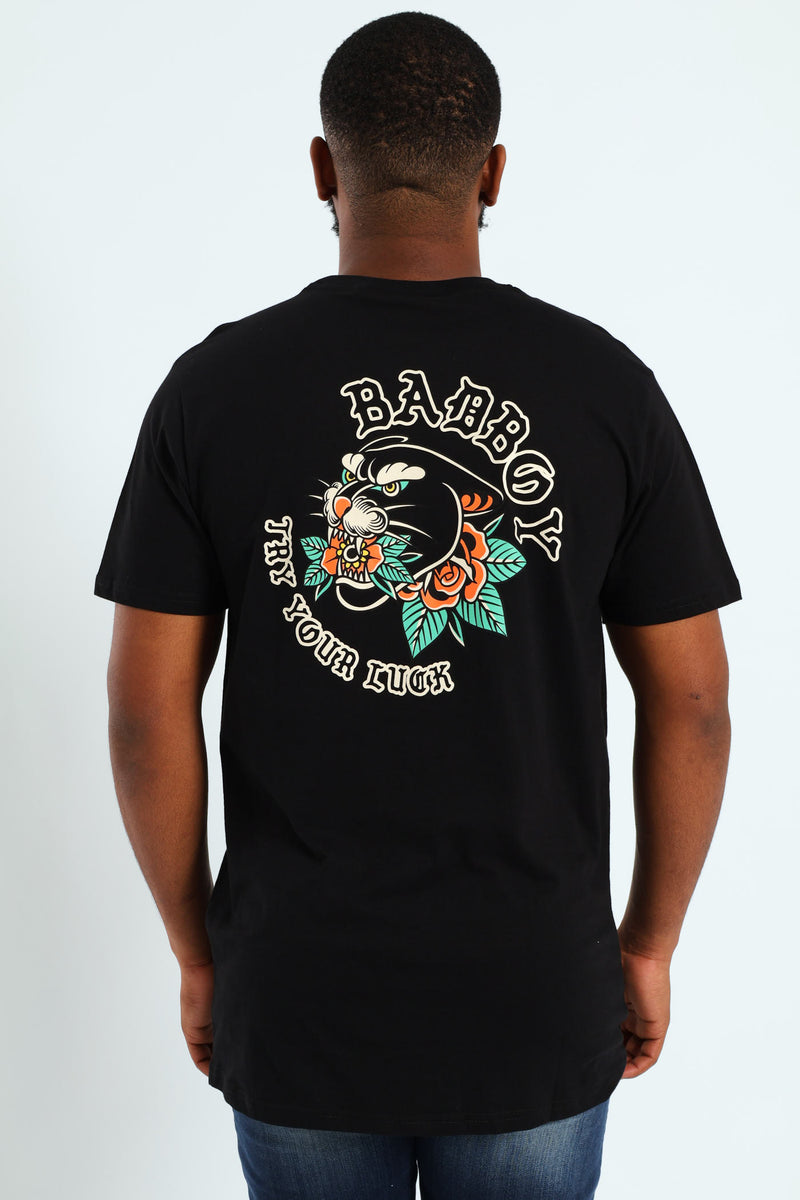 Panther Try Your Luck Tee - Black