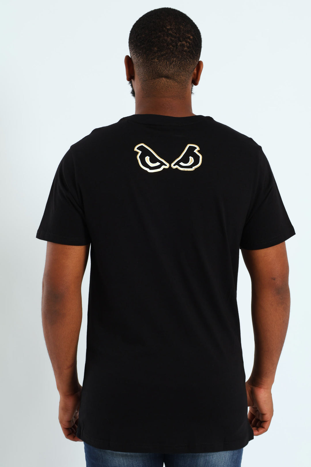 Gothic Text Tee - Black