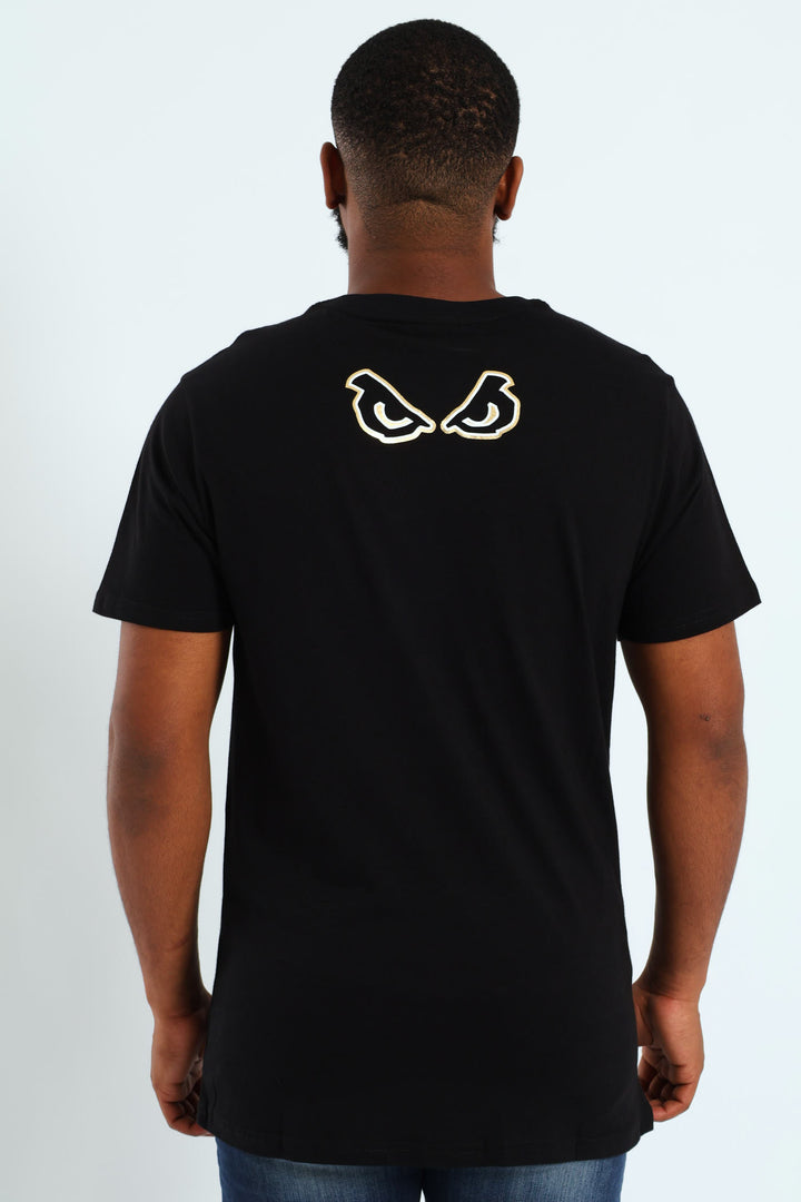 Gothic Text Tee - Black