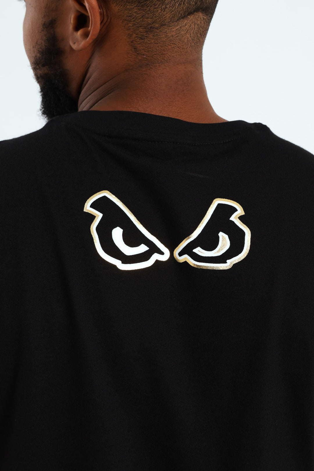 Gothic Text Tee - Black