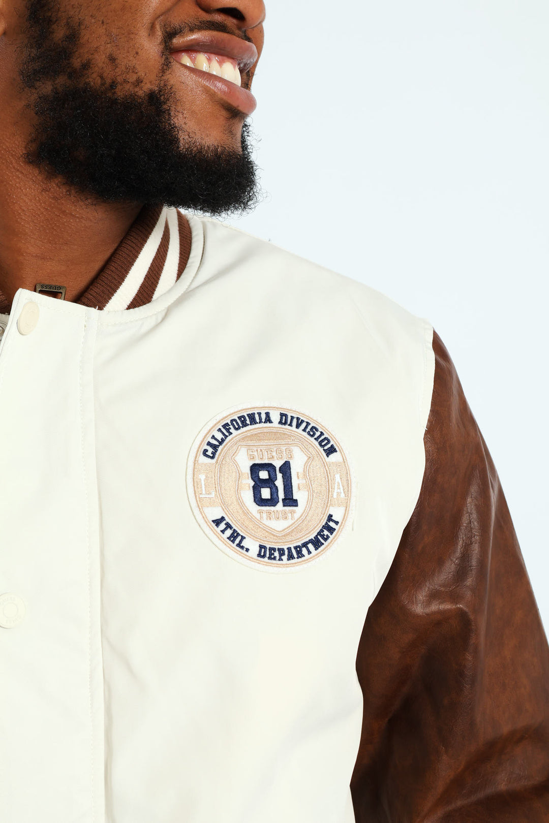 Varsity Bomber Jacket - Vanilla