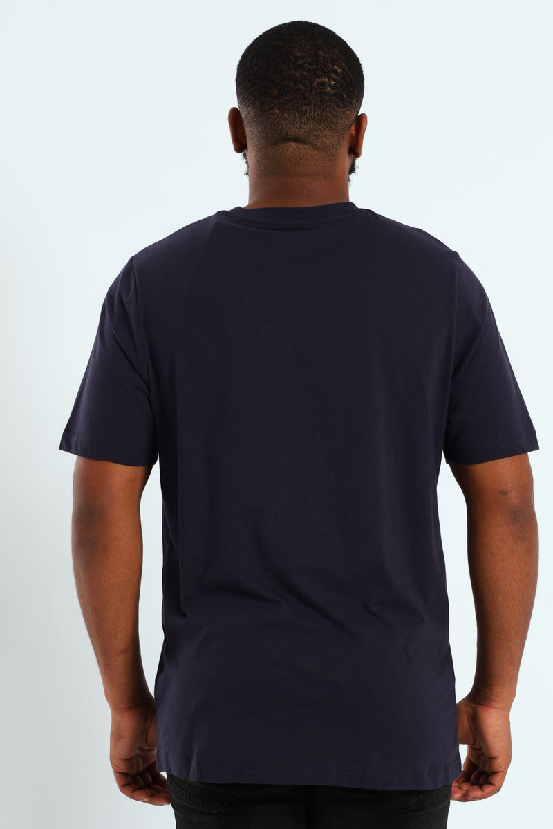 Graphics Cat Logo Tee - Navy