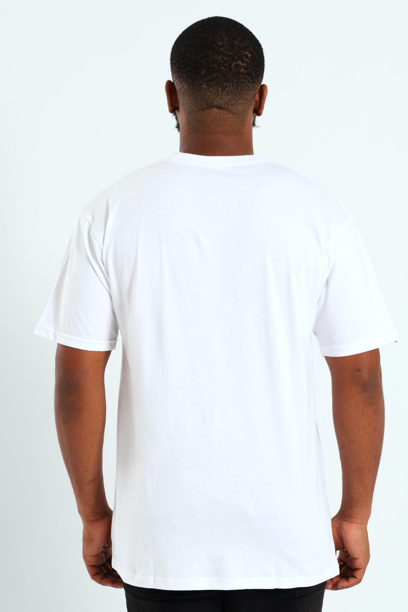 Rhino Multi Pic Tee - White