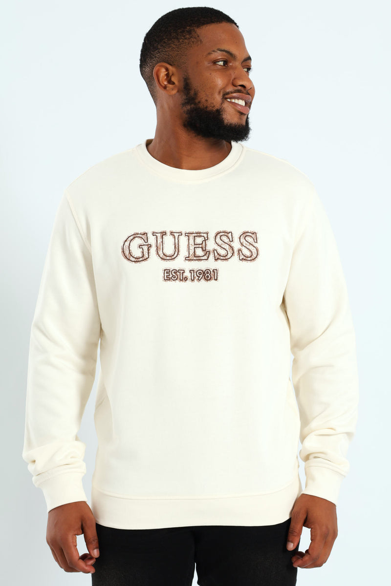 Basic Logo Sweatshirt - Vanilla