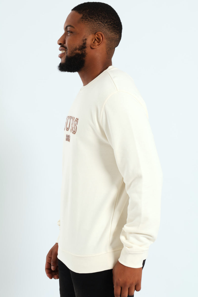 Basic Logo Sweatshirt - Vanilla