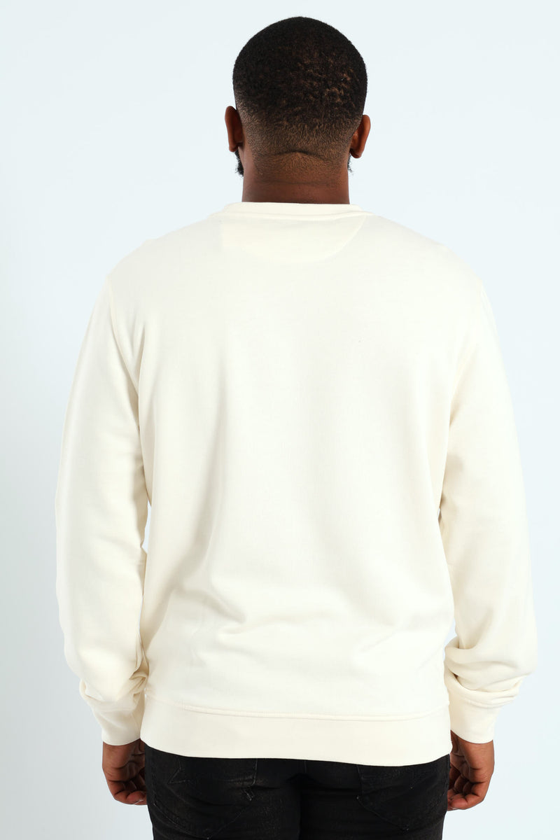 Basic Logo Sweatshirt - Vanilla