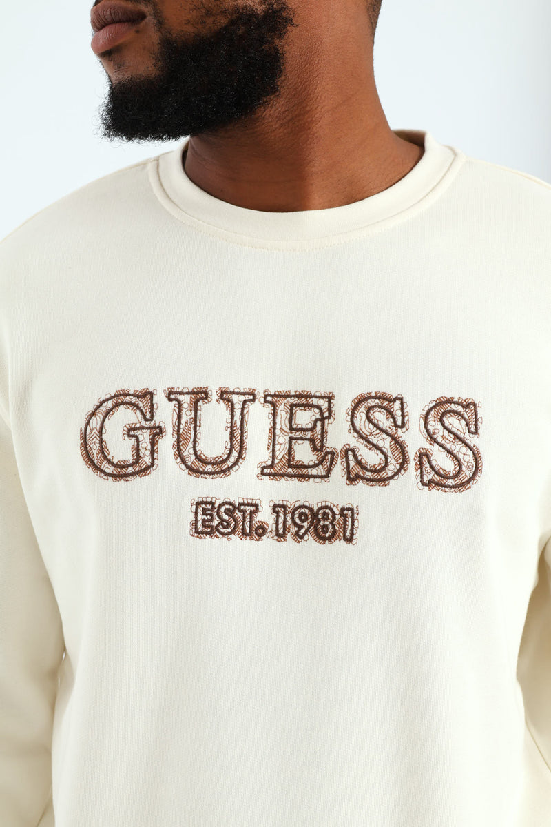 Basic Logo Sweatshirt - Vanilla