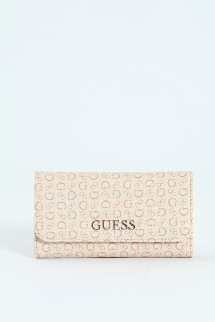 Abbas Slim Clutch Purse - Khaki