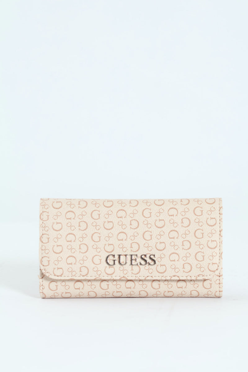 Abbas Slim Clutch Purse - Khaki