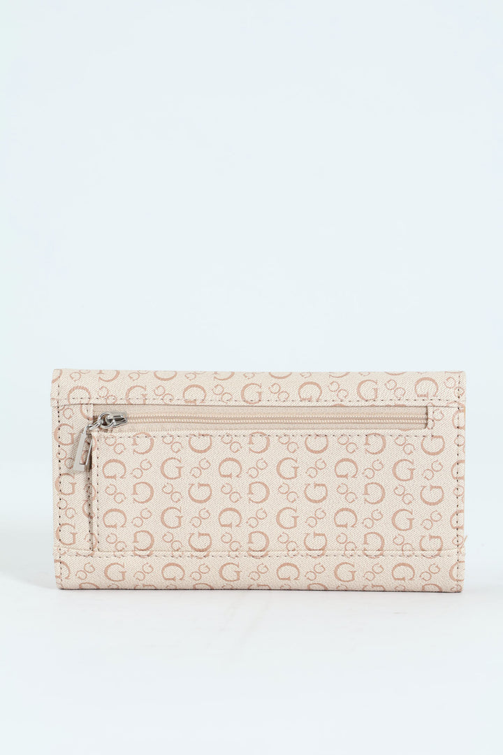 Abbas Slim Clutch Purse - Khaki