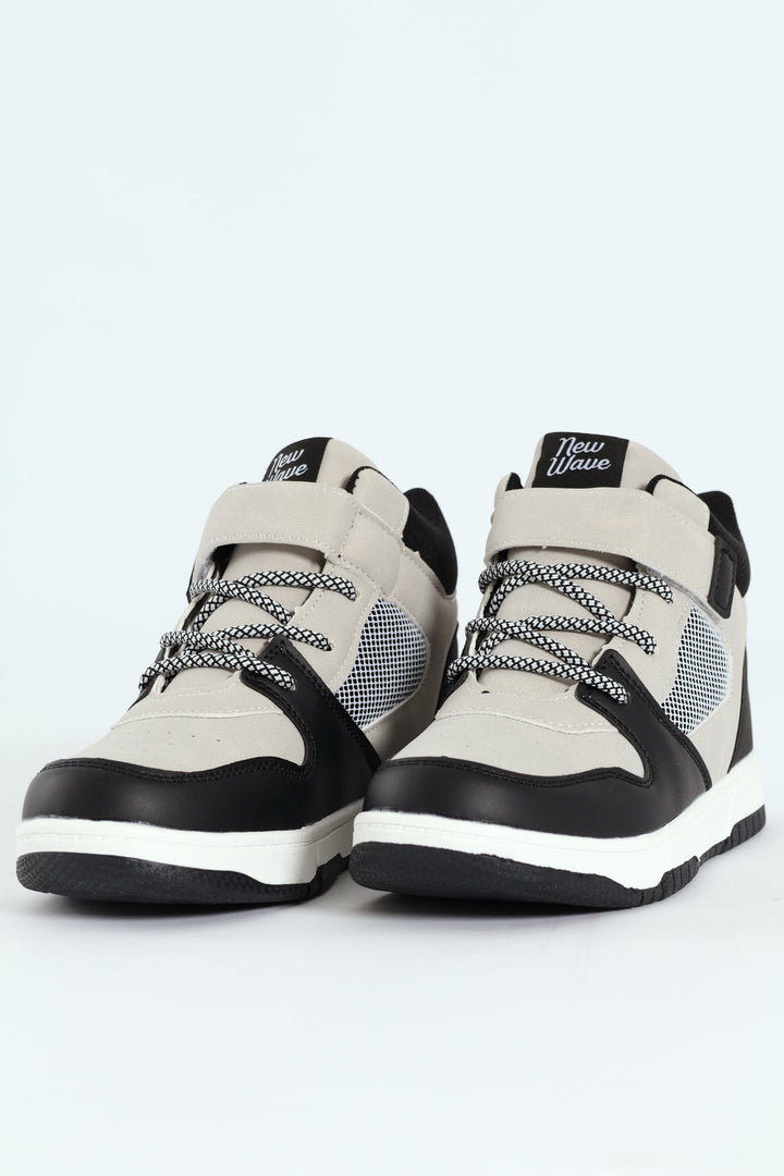 Boys Hitop Sneaker - Charcoal