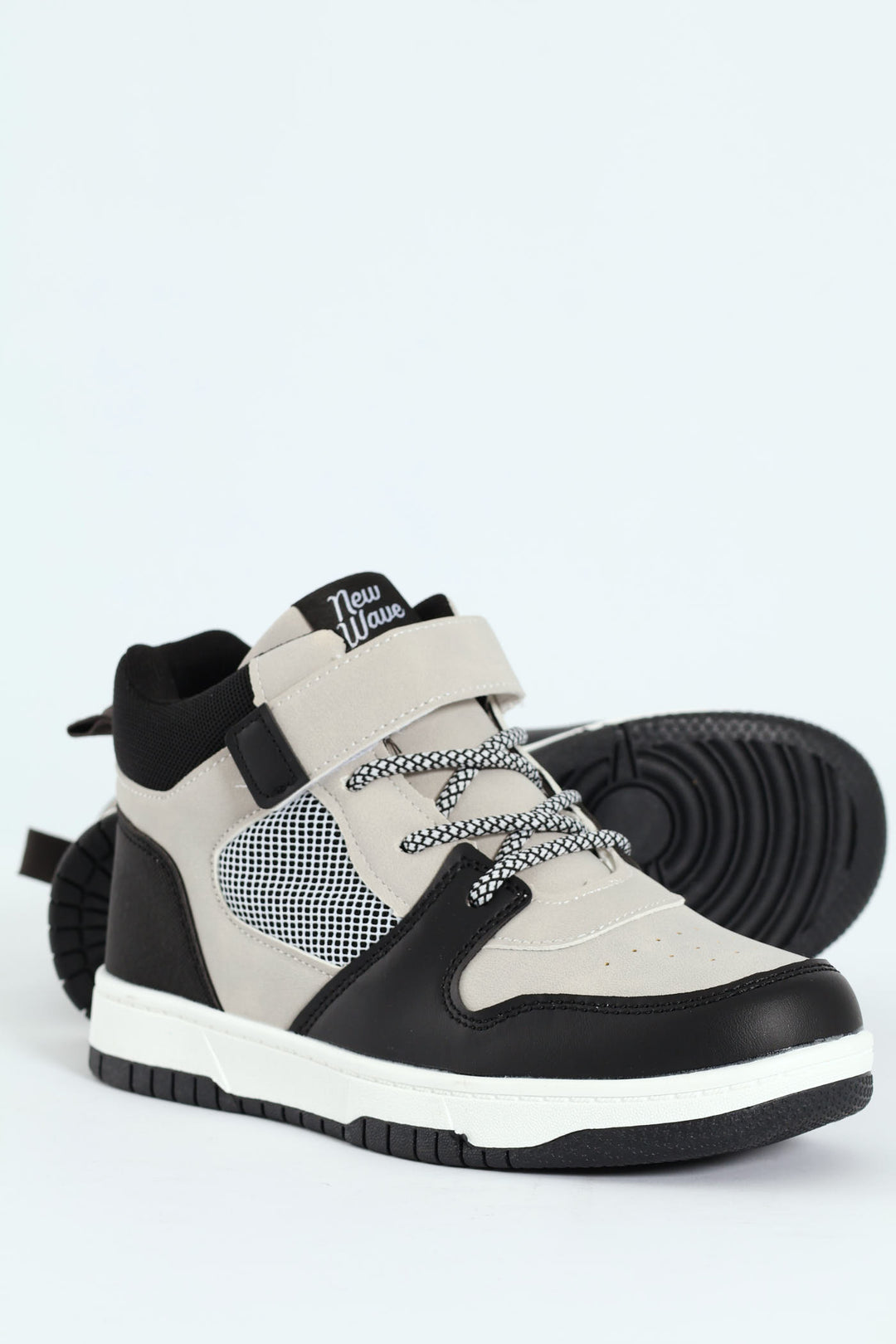 Boys Hitop Sneaker - Charcoal