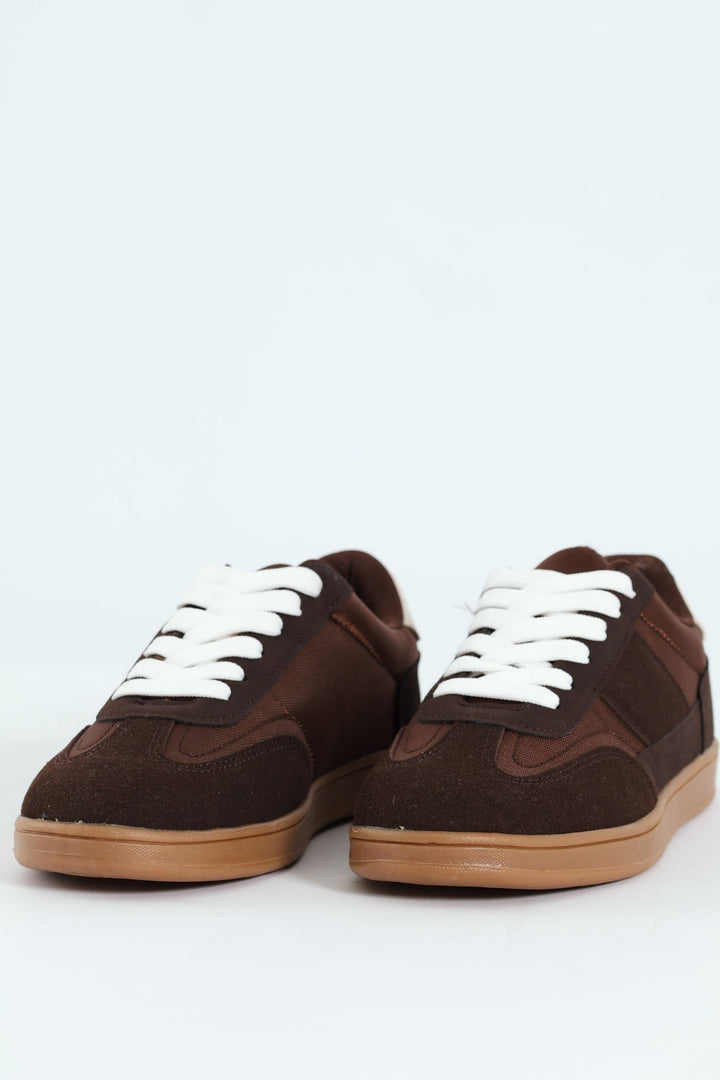 Boys Gumsole Sneaker - Chocolate