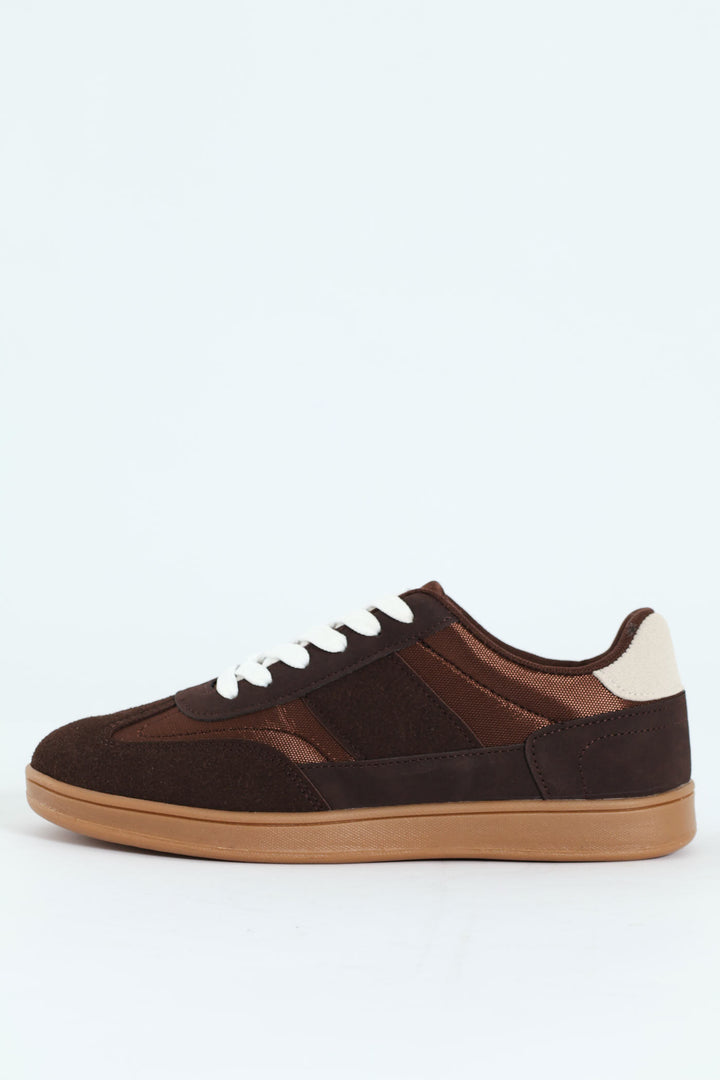 Boys Gumsole Sneaker - Chocolate