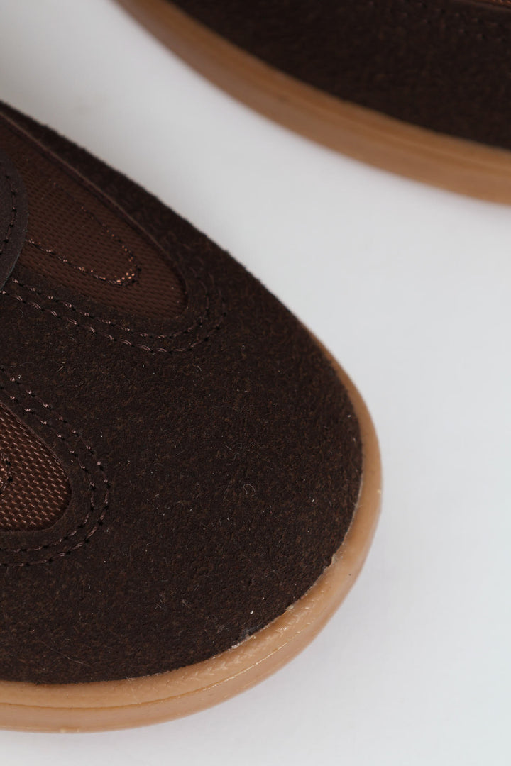 Boys Gumsole Sneaker - Chocolate