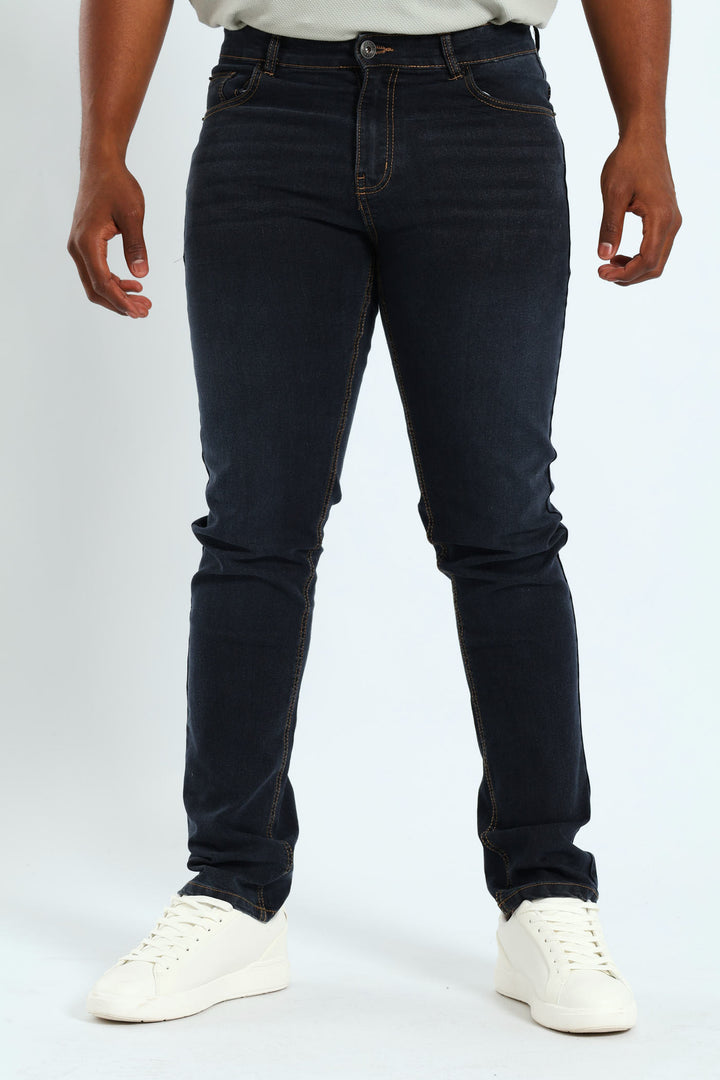 Slim Basic Denim Jean - Blue/Black