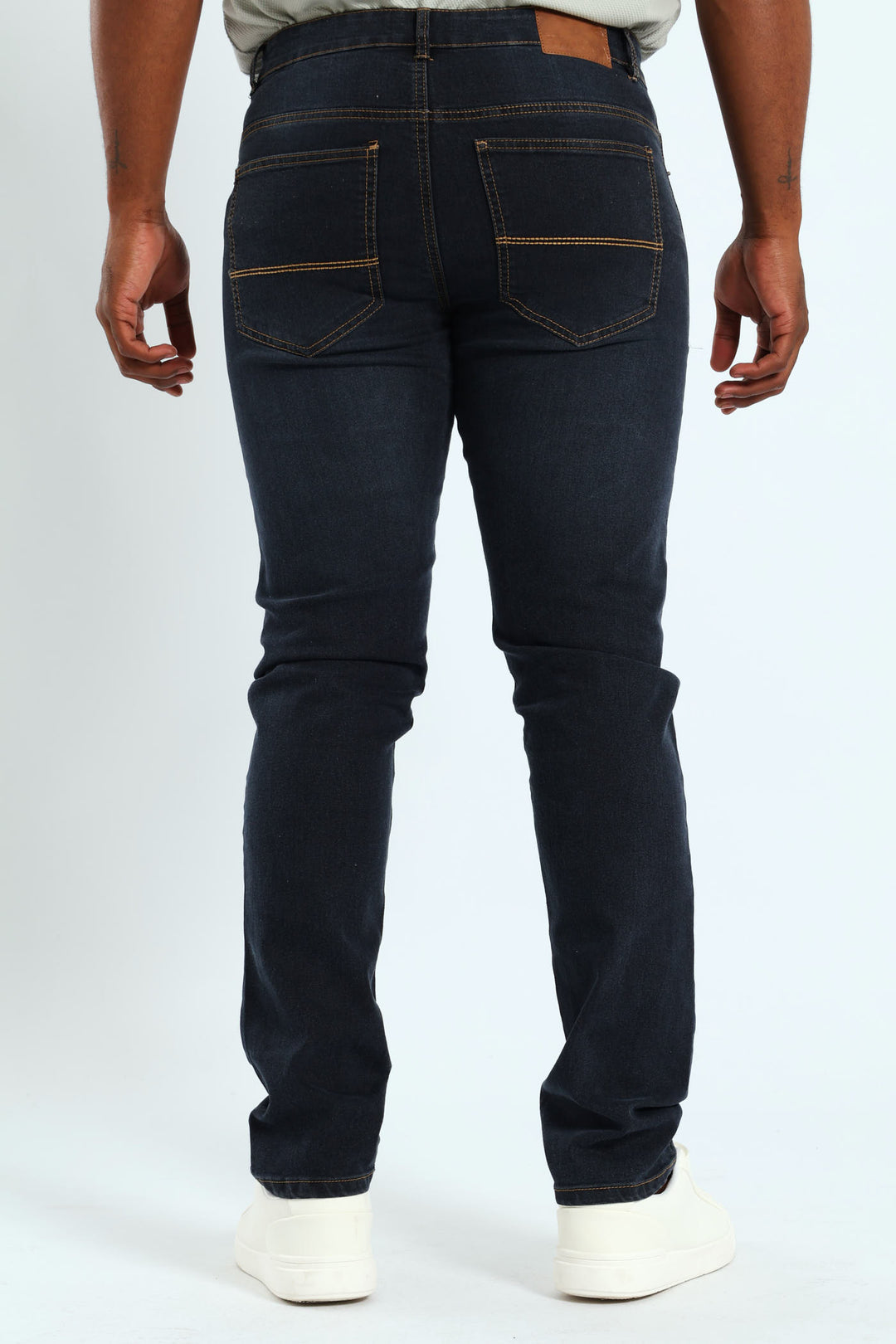 Slim Basic Denim Jean - Blue/Black