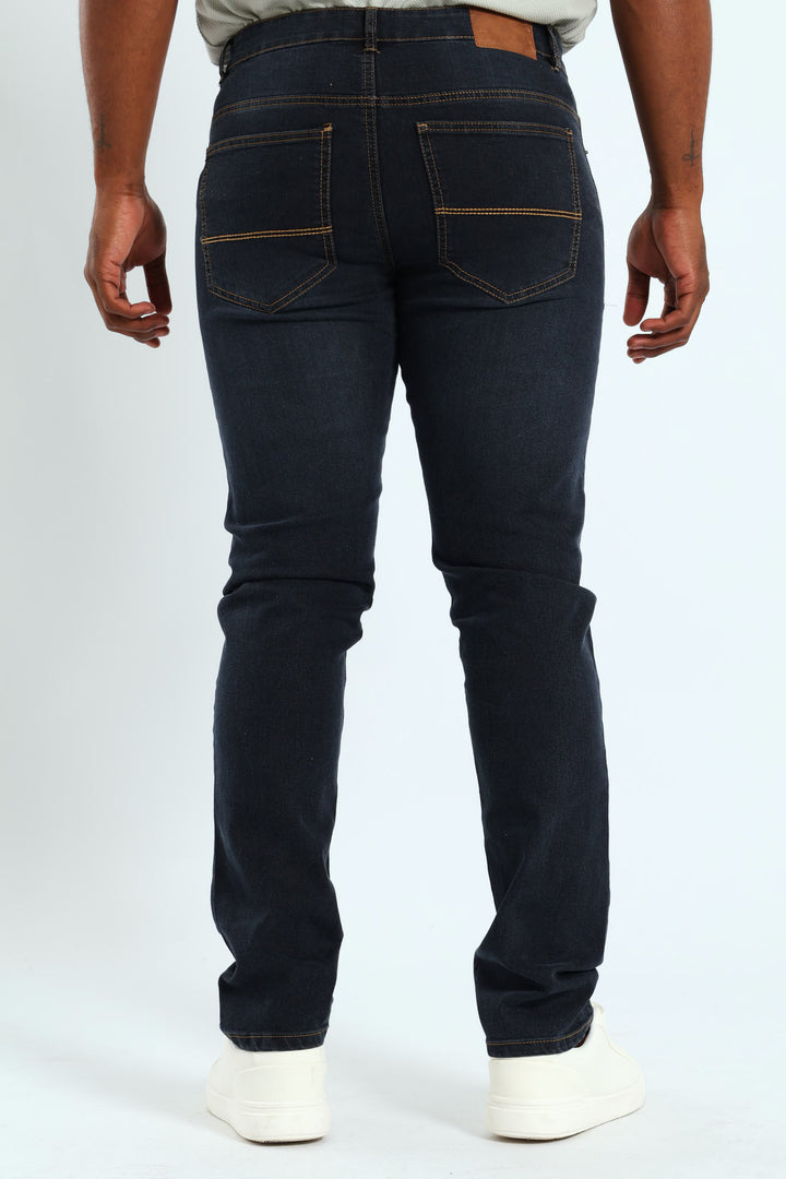 Slim Basic Denim Jean - Blue/Black
