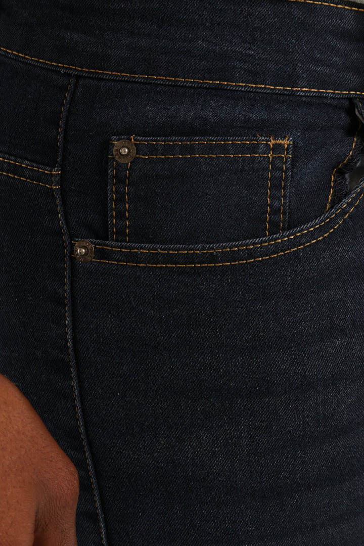 Slim Basic Denim Jean - Blue/Black