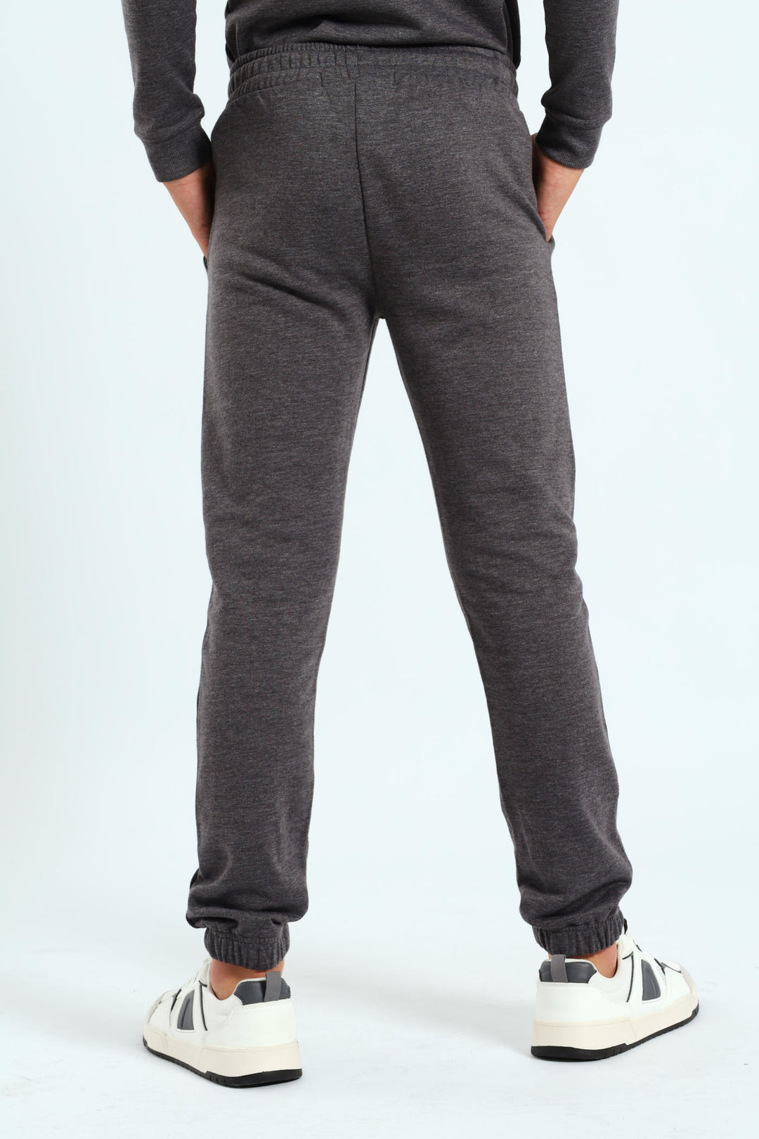 Boys Fleece Jogger - Charcoal Melange