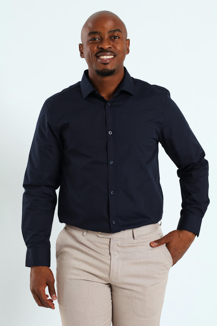 Easy Care Shirt - Navy