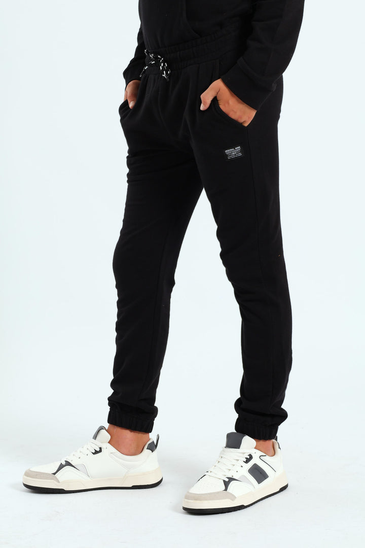 Boys Fleece Jogger - Black