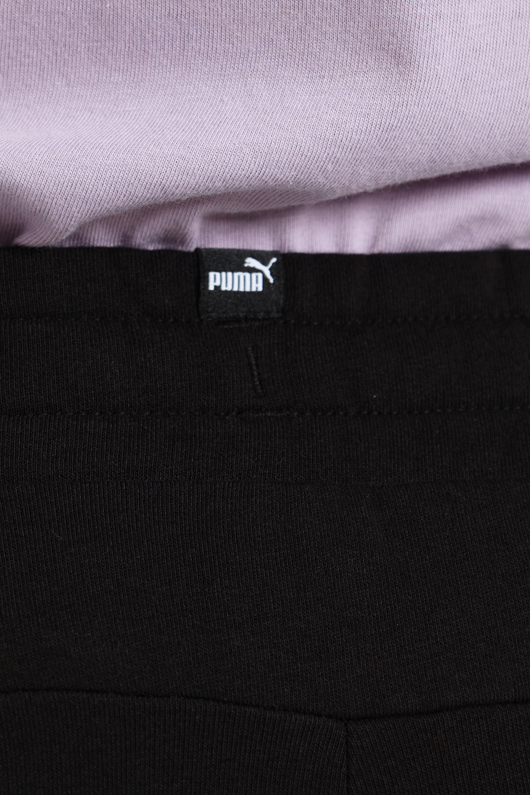 Boys 2 Colour Logo Track Pants - Black