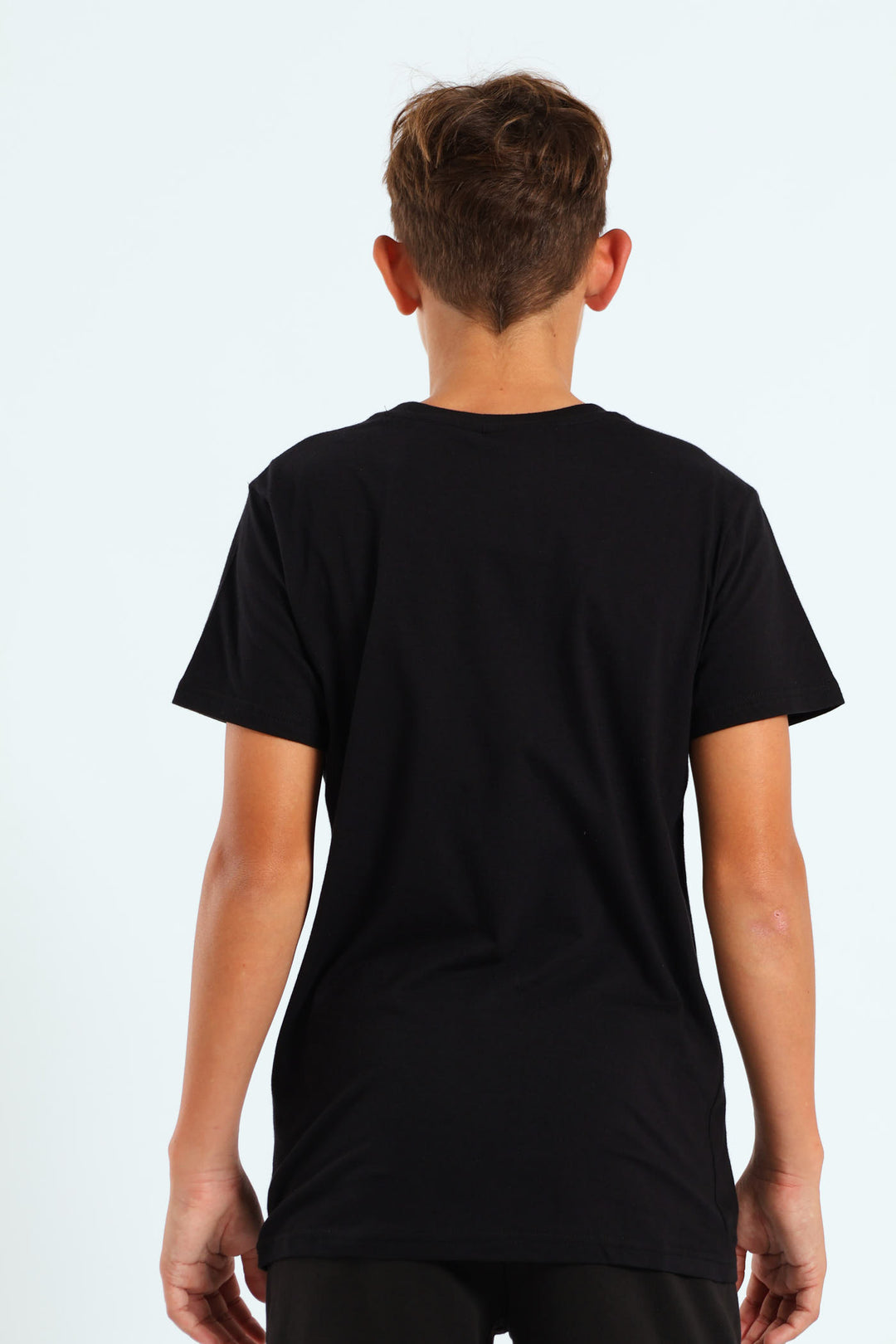 Boys Mr Beast Lightning Print Tee - Black